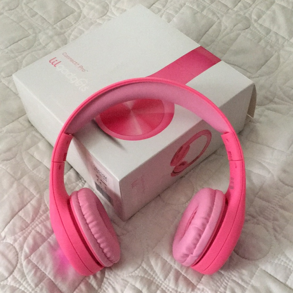 Lil gadgets pink headphones for kids